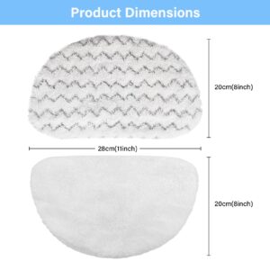 12 Pack 1940 Steam Mop Replacement Pads for Bissell Powerfresh Steam Mop 1940 1440 1806 1544 2075 2685A 2814 Series, Model 19402 19404 19408 19409 1940A 1940F 1940Q 1940T 1940W B0006 B0017 2075A 15441