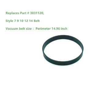 Part # 3031120,Replacement Belts for Bissell Powerlifter / CleanView Swivel Rewind Pet Vacuum,Fits Models 22543,2252,2254,2489,1831,2256,2258,2259,2260,1793,2489,24899,27909 (Pack of 2)