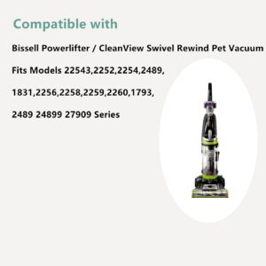 Part # 3031120,Replacement Belts for Bissell Powerlifter / CleanView Swivel Rewind Pet Vacuum,Fits Models 22543,2252,2254,2489,1831,2256,2258,2259,2260,1793,2489,24899,27909 (Pack of 2)