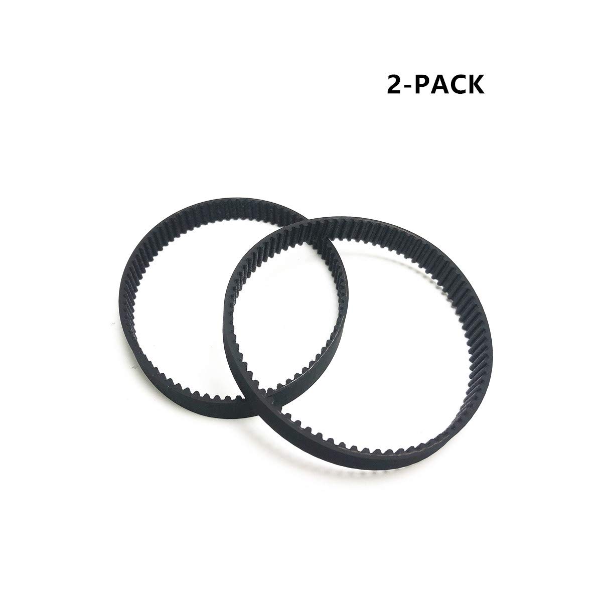 Replacement Belt for Bissell Pet Hair Eraser Upright Vacuum,Compatible with Model :1650A, 24613, 20874, 27909, Part # 1608840 (2 Pack)