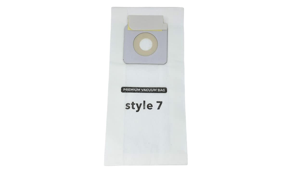 10 Pack Replacement Bags To Fit Bissell Style 7 Bags Compatible with Bissell Upright Vacuum Cleaners. Part #32120. Bissell 7 Vacuum Bags