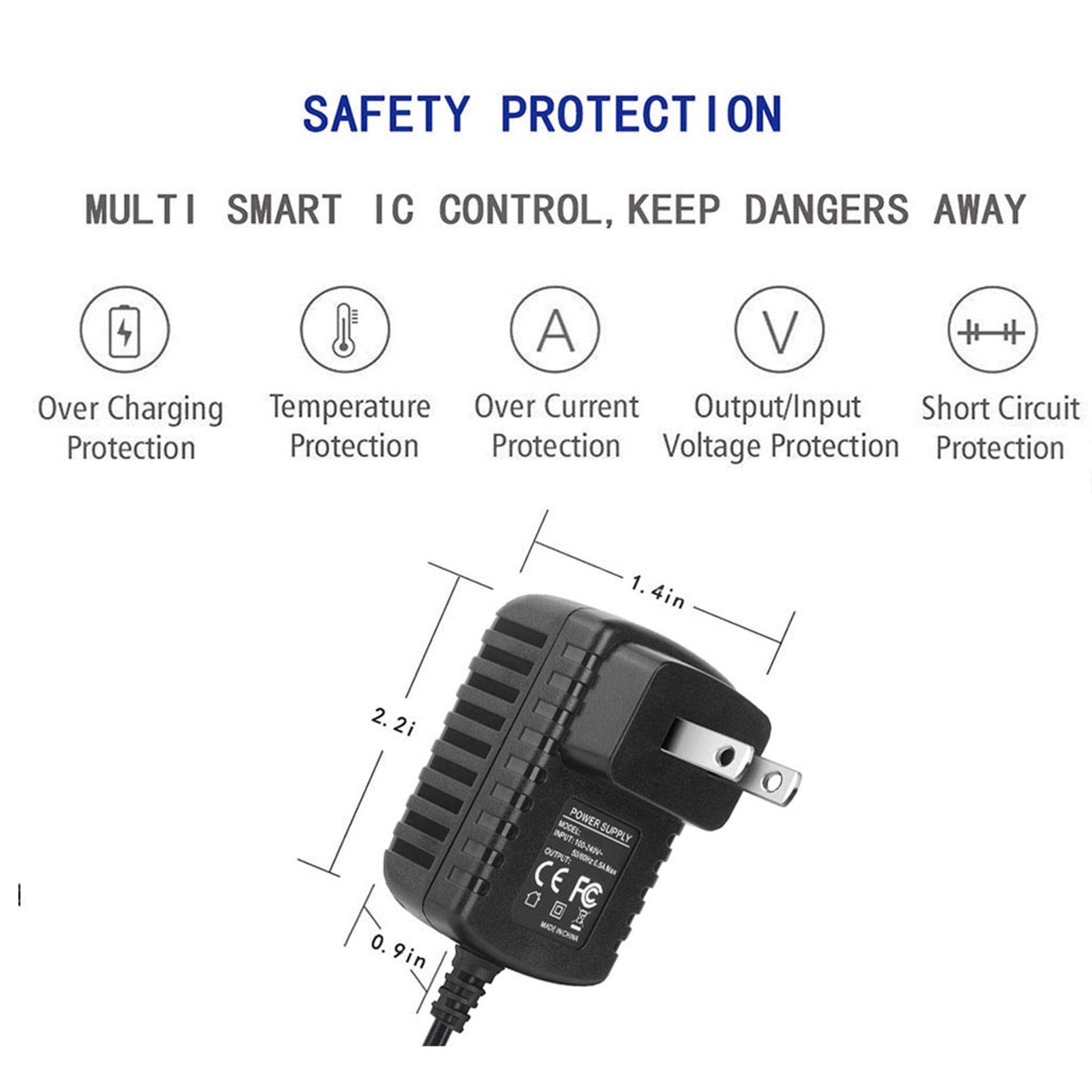 Charger for Bissell Pet Hair Eraser 2390 2390A 23903 2284W 2284 Bissell Charger Compatible Bissell Pet Hair Vacuum 14.4V Lithium Ion Cordless Hand Vacuum 1614206 ZD5F230030US Power Adapter