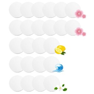 24 pcs fragrance discs compatible with bissell powerfresh and symphony series steam mop pad, including 4 different scent discs (12 spring breeze, 4 lemon, 4 jasmine, 4 ocean breeze)