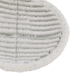 Replacement Mop Pads for Compatible with Bis-Sell Spinwave 2124 2039A 2307 23157 20391 20399 - Hard Floor Mop Pads Kit (Included 4 Soft Pads+4 Scrubby Pads)