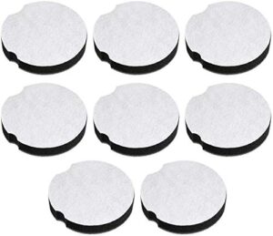 8 pack upright vacuum filter compatible with bissell powerforce compact lightweight upright vacuum cleaner, fit for part # 1604896/160-4896