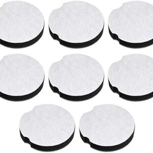 8 Pack Upright Vacuum Filter Compatible with Bissell PowerForce Compact Lightweight Upright Vacuum Cleaner, Fit for Part # 1604896/160-4896