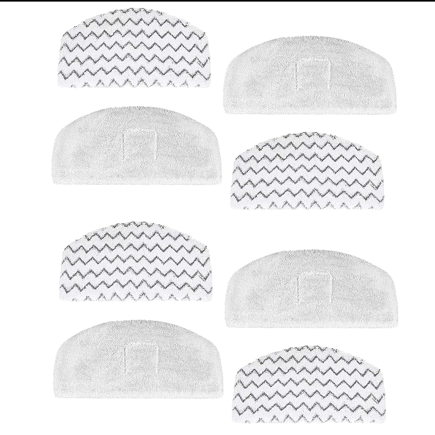 8 Pack Steam Mop Reusable Replacement Pads for Bissell Powerfresh Steam Mop 1940 1806 1544 2075 2685A 2181 2814 Series, Model 19402 19404 19408 19409 1940A 1940F 1940Q 1940T 1940W B0006 B0017 2075A