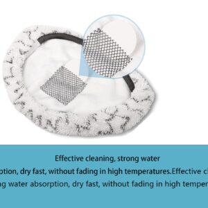 8 Pack Steam Mop Reusable Replacement Pads for Bissell Powerfresh Steam Mop 1940 1806 1544 2075 2685A 2181 2814 Series, Model 19402 19404 19408 19409 1940A 1940F 1940Q 1940T 1940W B0006 B0017 2075A