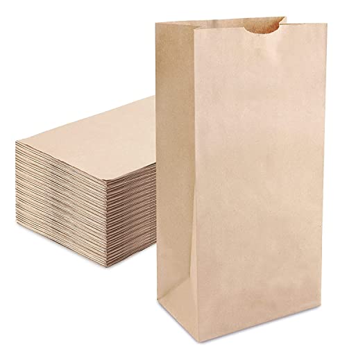 Mr Miracle Paper Bags Pack of 100 (Brown, 8Lb)