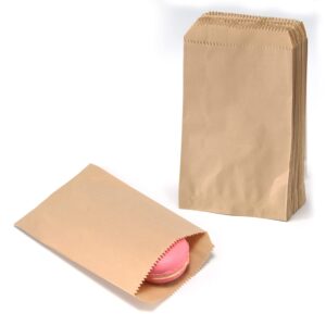 gankeic 4x6 inch 100pcs kraft paper flat favor bag small paper bags for packaging party christmas