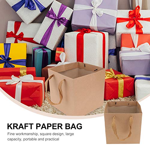 JOEBO Goodie Bags 10pcs Kraft Paper Gift Bags Party Bags Bags Cub Favor Bags Business Bags Kraft Bags Retail Bags for Easter Birthday Wedding Bulk Gift Bags