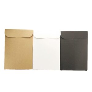MODADA Gift Bags 10/30/50pcs Kraft Paper Blank DIY Cover Scarf Gift Packaging Boxes Postcard Envelope Bags for Business Box for Invitation Cards (Color : Kraft, Size : 10PCS_M)