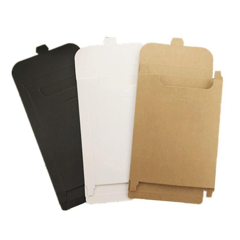 MODADA Gift Bags 10/30/50pcs Kraft Paper Blank DIY Cover Scarf Gift Packaging Boxes Postcard Envelope Bags for Business Box for Invitation Cards (Color : Kraft, Size : 10PCS_M)