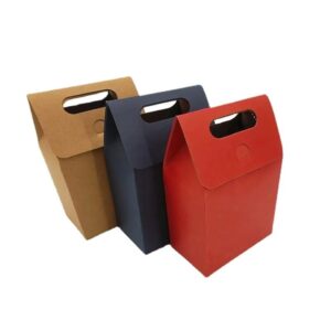 MODADA Gift Bags 12/24/48pcs Kraft Paper Gift Bags Small Portable Packaging Boxes Wedding Souvenirs for Guests (Color : Kraft, Size : 12PCS_M)