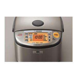 Zojirushi NP-HCC18XH Induction Heating System Rice Cooker and Warmer, 1.8 L, Stainless Dark Gray