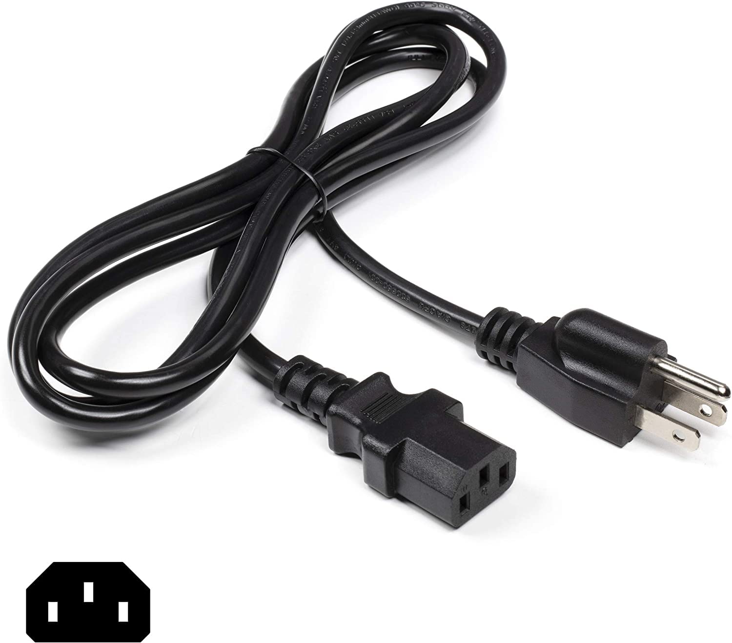 Guy-Tech 5FT AC Power Cord Cable Lead Compatible with Zojirushi NS-WSC10 5.5-Cup Micom Rice Cooker