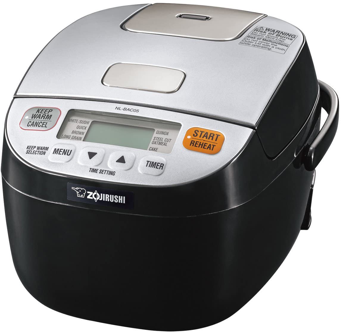 Zojirushi Micom Rice Cooker and Warmer (3-Cup) Bundle with 9.5-Inch Rice Washing Bowl with Side and Bottom Drainers and Check Oven Mitten (3 Items)