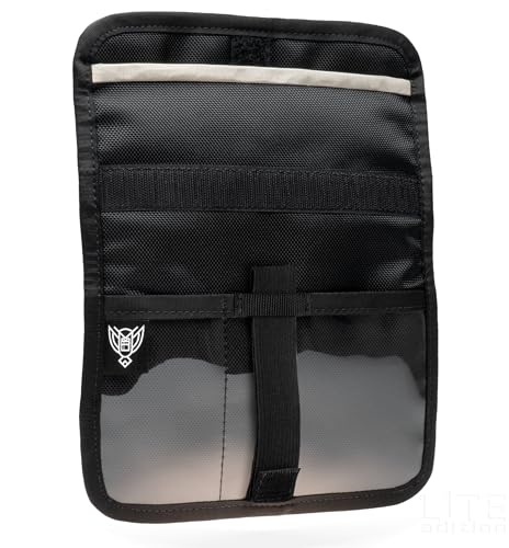 Xtreme Sight Line ~ Xecutive LITE Series Faraday Bag for Phones and Other Small Electronics ~ Data Security for Executive Travel ~ Tracking/Hacking Defense ~ Black Ballistic Nylon