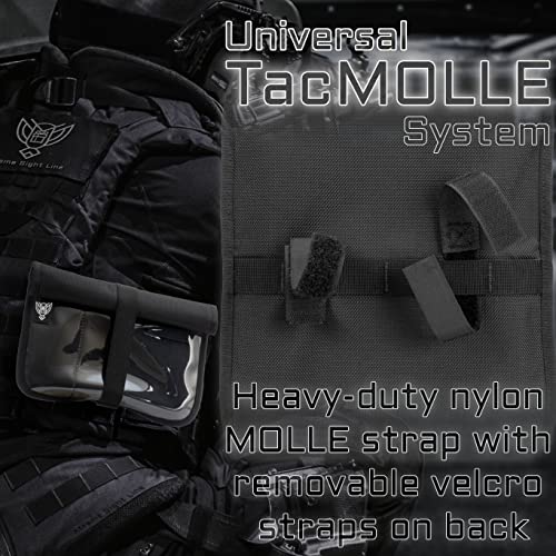 Xtreme Sight Line ~ Xecutive LITE Series Faraday Bag for Phones and Other Small Electronics ~ Data Security for Executive Travel ~ Tracking/Hacking Defense ~ Black Ballistic Nylon