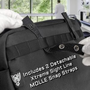 Xtreme Sight Line ~ AQUA RT Dry Bag~ Water-Proof Faraday Dry Bag for Laptops, Tablets, and Mid-Size Electronics ~ Tracking/Hacking Defense ~ Black