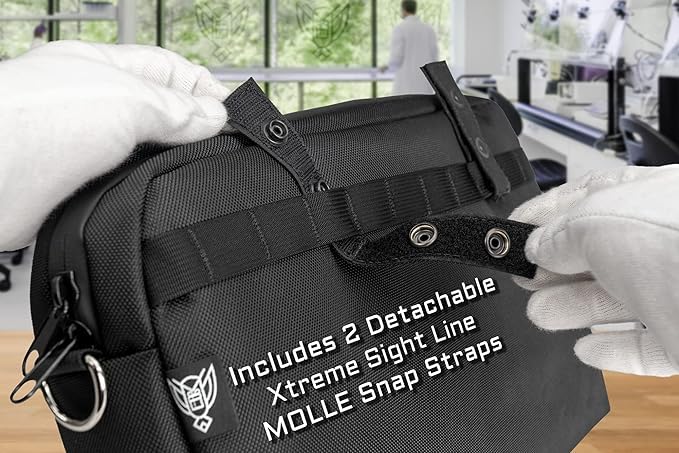 Xtreme Sight Line ~ AQUA RT Dry Bag~ Water-Proof Faraday Dry Bag for Laptops, Tablets, and Mid-Size Electronics ~ Tracking/Hacking Defense ~ Black