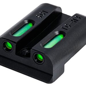 TRUGLO TFX Handgun Sight | Durable Shock-Resistant Compact Brightly Glowing Tritium & Fiber-Optic Xtreme Day/Night Sight, Compatible with Sig Sauer #8/#8 Handguns