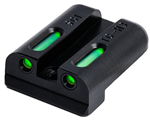 TRUGLO TFX Handgun Sight | Durable Shock-Resistant Compact Brightly Glowing Tritium & Fiber-Optic Xtreme Day/Night Sight, Compatible with Sig Sauer #8/#8 Handguns