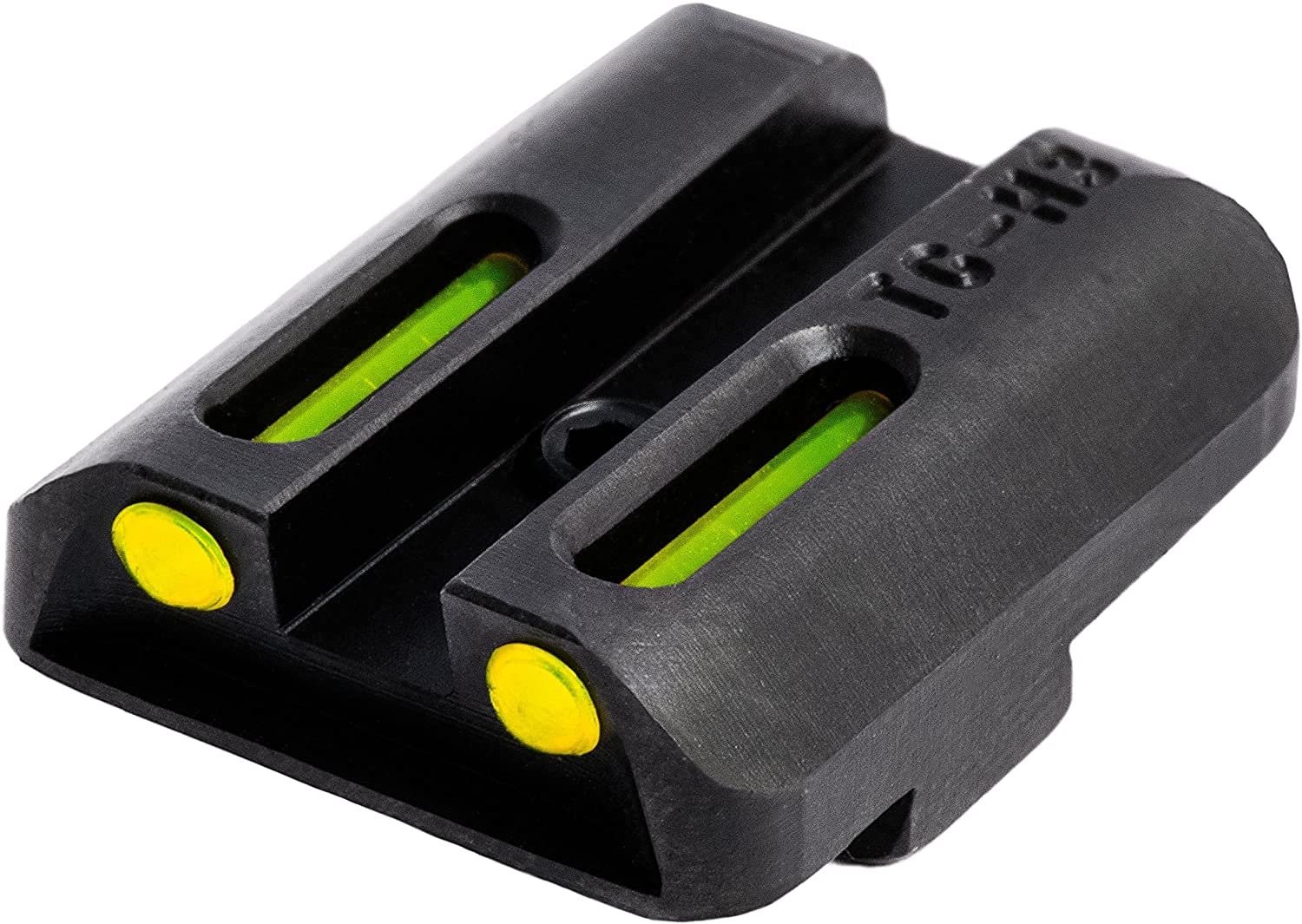 TruGlo TFO Tritium Fiber Optic Handgun Laser Sight Accessories Set with Rear Colors, Fits Glock 17/17L, 19, 22, 23, 24 Models and More, Yellow Light