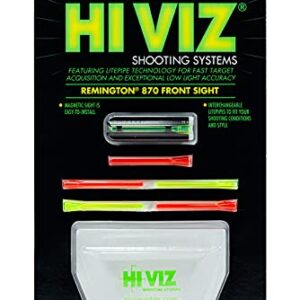 HIVIZ Remington ETA Fiber Optic Sight, Green and Red