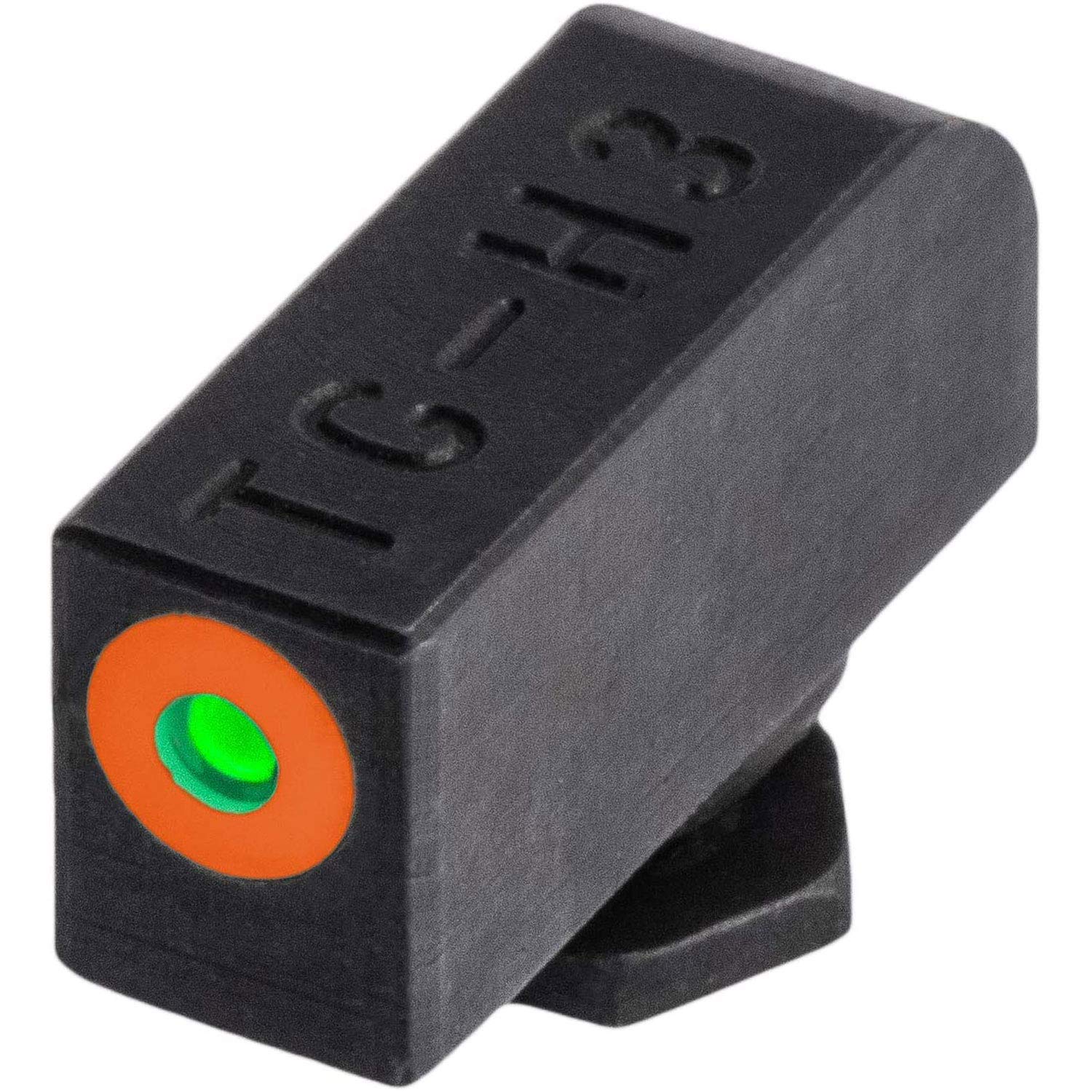 TruGlo Tritium Compact Pro Glow in the Dark Orange Glock Pistol Sight with Focus Lock Ring for Glock 17, 17L, 19 and More
