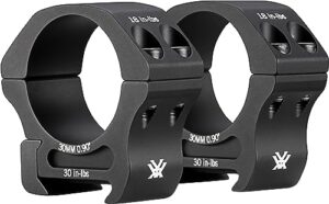 vortex optics pro series riflescope rings - 30mm - low height [0.90 inches | 22.86 mm],black