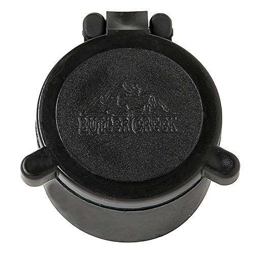 Butler Creek 47 Objective Flip Open Scope Cover , Black