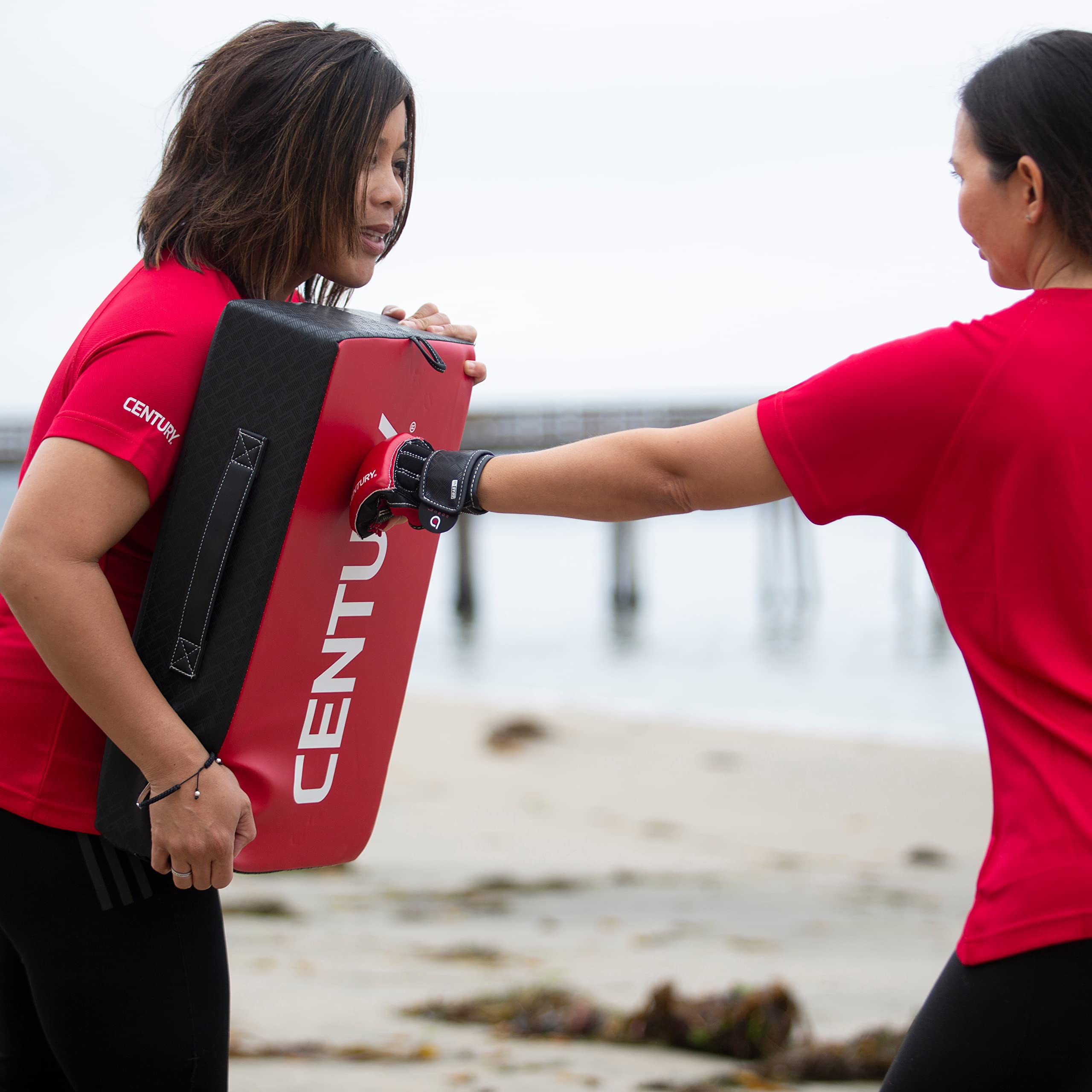 Century Brave Red Body Shield | Training Pad for MMA | Sparring Protection for Kickboxing, Martial Arts, Karate, Taekwondo | Absorb Punch, Knee, and Elbow Impact