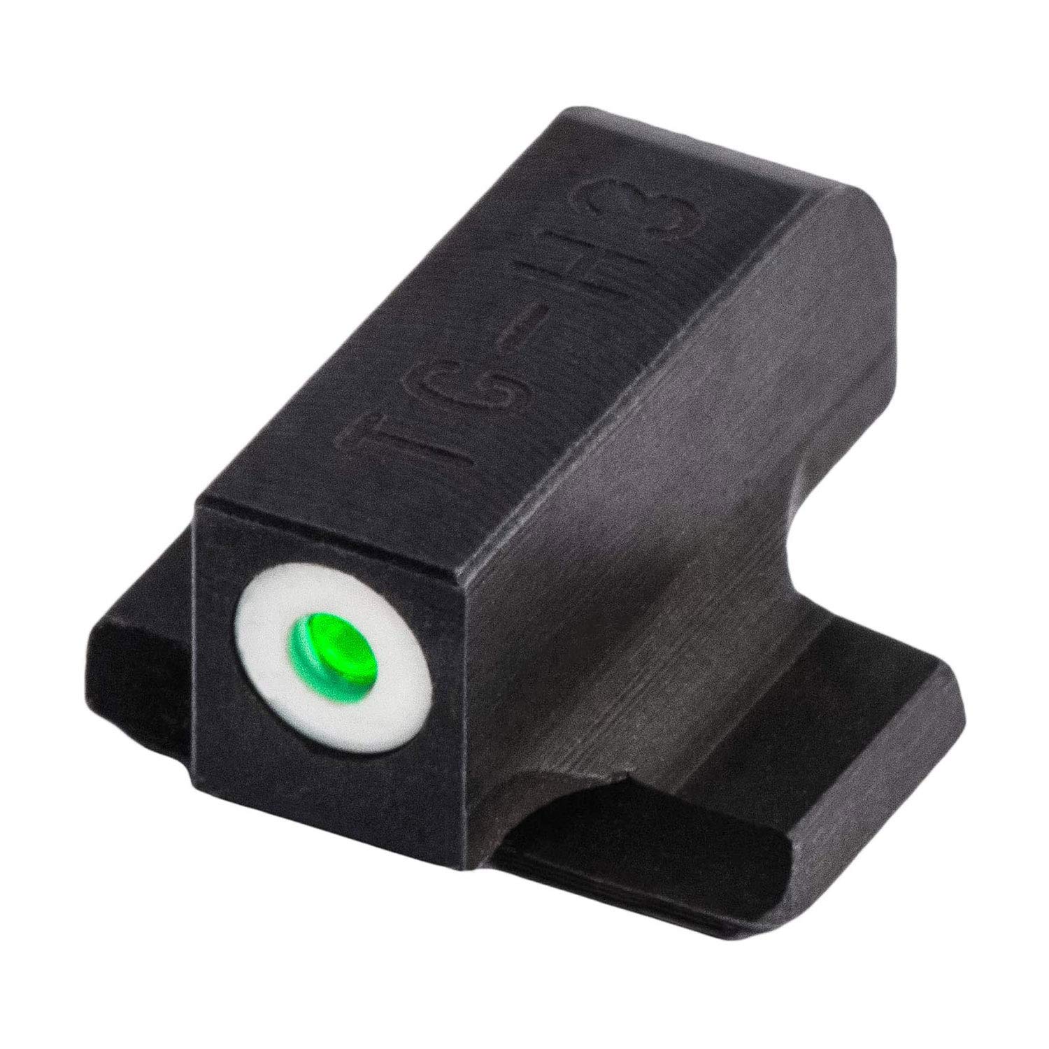 TruGlo Tritium Pro Glow in the Dark Gun Handgun Glock Pistol Laser Sight Accessories with Rear Colors for Beretta PX4 Storm and Green Light, Black