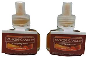 yankee candle spiced pumpkin scentplug refill 2-pack