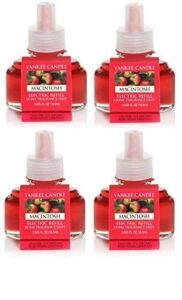 yankee candle macintosh scentplug refill 4-pack