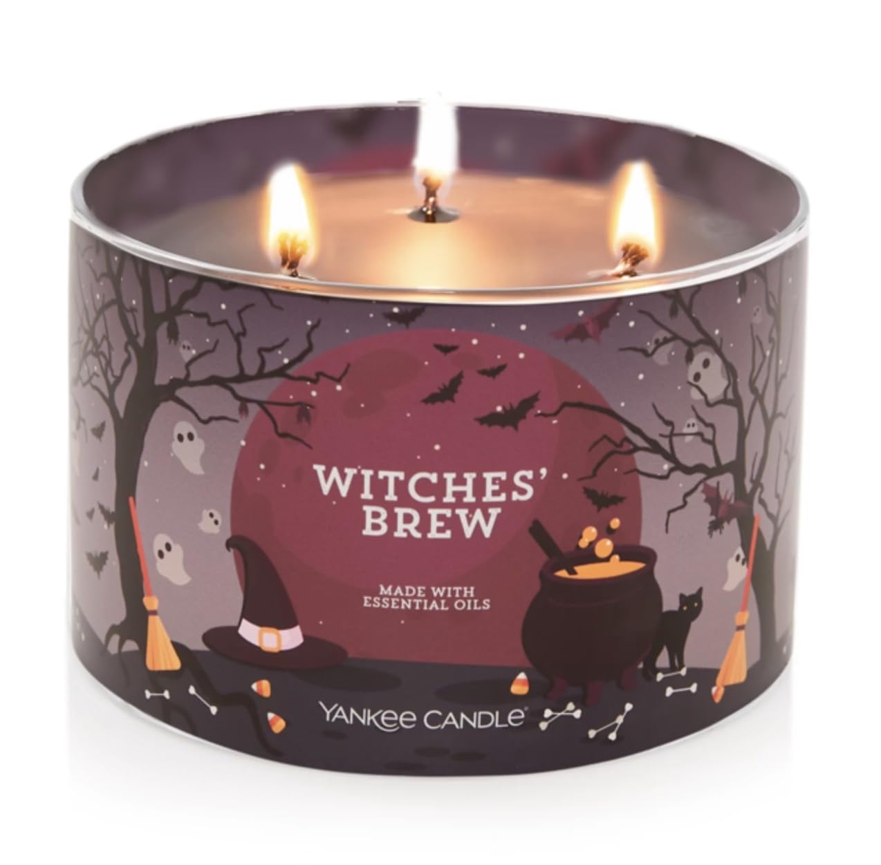 Yankee Candle Halloween 2023 Witches' Brew 3-Wick Tumbler Jar Candle