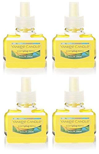 Yankee Candle Sicilian Lemon Scent Refill 4-Pack