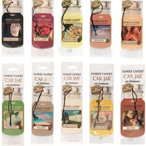 Yankee Candle Assorted Paper Car Jar Air Fresheners (10 Pack)