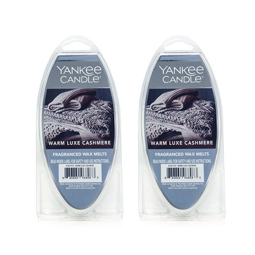 Yankee Candle Set of 2 Warm Luxe Cashmere Fragranced Wax Melts