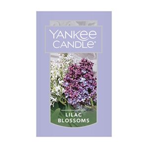 Yankee Candle Lilac Blossoms Scented, Classic 12oz Medium Perfect Pillar Single Wick Candle, Over 80 Hours of Burn Time