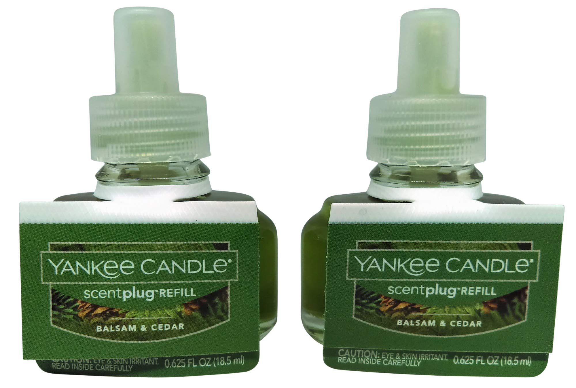 Yankee Candle Balsam & Cedar Scentplug 2 Pack Oil Refill Electric Home Fragrance