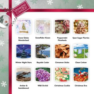Yankee Candle Advent Calendar 2022 Book | Scented Candles Gift Set | 12 Filled Votives, 12 Tea Lights and 1 Tea Light Holder | Snow Globe Wonderland Collection for Women