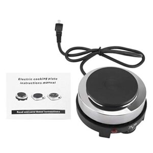 maxmartt mini electric heater stove, 500w round hot plate portable countertop burner for ceramic glass kettle single plate cooktop, easy to multifunction home kitchen hot (us plug 110v)