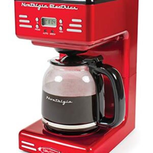 Nostalgia RCOF120 Retro 12-Cup Programmable Coffee Maker