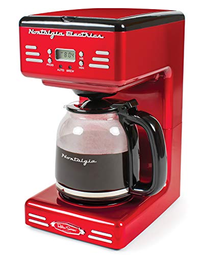 Nostalgia RCOF120 Retro 12-Cup Programmable Coffee Maker