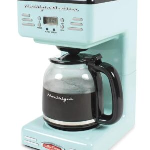 Retro 12-Cup Coffee Maker Drip-proof Programmable LED Display Dry Burning Protection Keep Warm us/United States