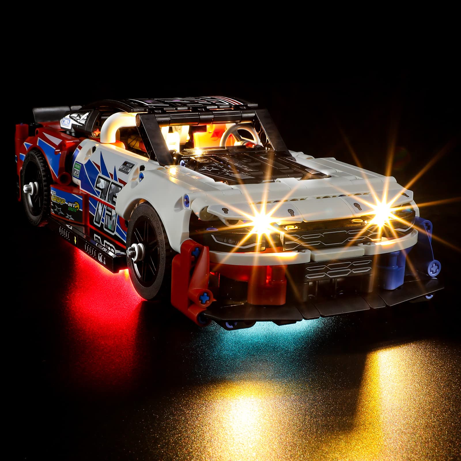 YEABRICKS LED Light for Lego-42153 Technic NASCAR Next Gen Chevrolet Camaro ZL1 Building Blocks Model (Lego Set NOT Included)