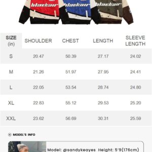 Aelfric Eden Blackair Men's Varsity Jackets Womens Bomber Jackets Vintage Motorcycle Racer Jacket