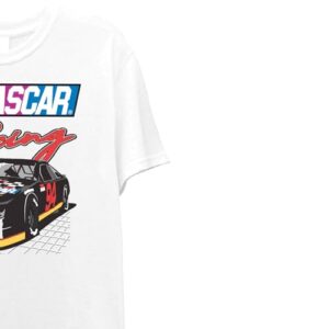 NASCAR Vintage Daytona 500 Shirt - Vintage Race Car Racing Mens Graphic T-Shirt (White, X-Large)